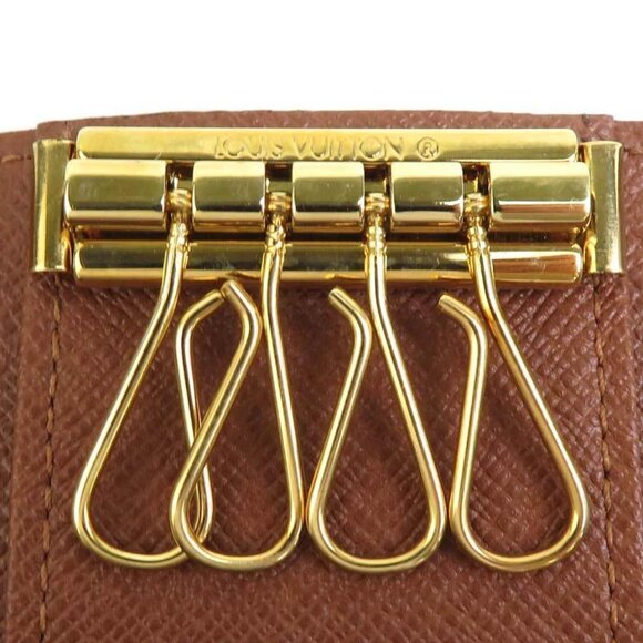 LOUIS VUITTON Monogram Multicles 4 Key Case Brown/Gold - Picture 5 of 8